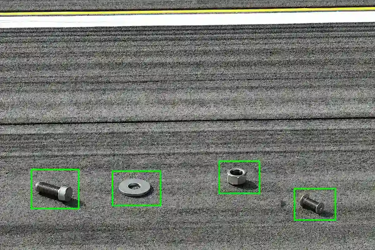 Static foreign object debris detection system for airport runways